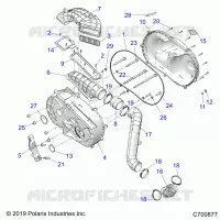 SYSTÃˆME DE TRANSMISSION, CLUTCH COVER AND DUCTING