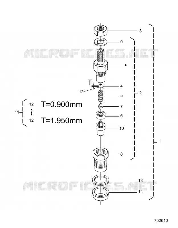 MOTEUR, NOZZLE HOLDER (COMPONENT PARTS)