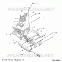 SYSTÃˆME DE TRANSMISSION, MAIN GEARCASE MOUNTING