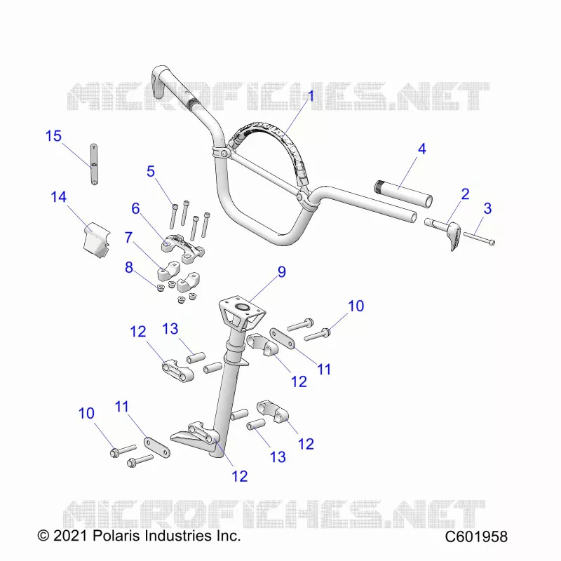 STEERING, FIXATION GUIDON