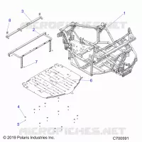 CHASSIS, MAIN CADRE