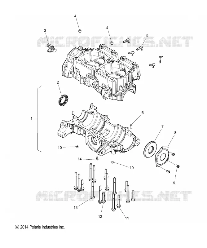 ENGINE, CARTERS MOTEUR