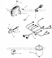 PIECES EFI 500 EFI SKS 0962574, 500 EFI RMK 0962974, AND EUROPEAN 500 EFI SK (4931983198D003)