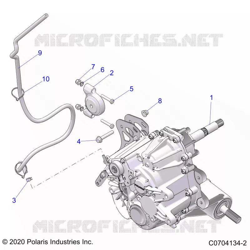 SYSTÃˆME DE TRANSMISSION, MAIN GEARCASE MOUNTING