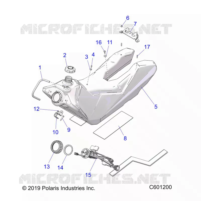 SYSTÃˆME D'ALIMENTATION, FUEL TANK ASM.