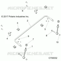 SUSPENSION AVANT STABILIZER BAR- R19RSW99AS/A9/AD/BS/B9/BD (C700032)