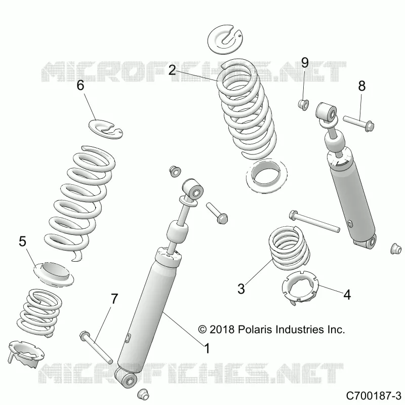 SUSPENSION ARRIERE SHOCK MOUNTING