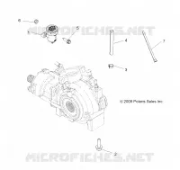 SYSTÈME DE TRANSMISSION, SUPPORT PONT, FRONT