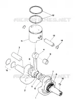 VILEBREQUIN AND PISTON ASSEMBLY (4913511351039A)