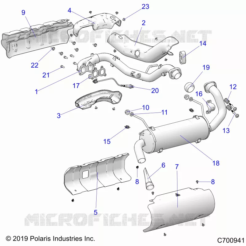 ENGINE, ECHAPPEMENT