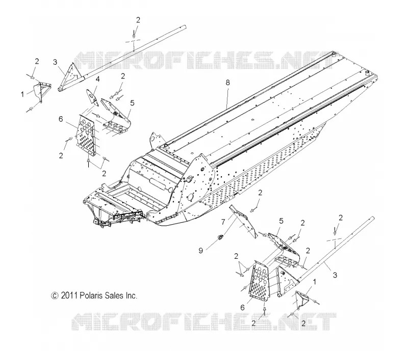 CHASSIS, CHASSIS ASM., AND FOOTWELL ASM., LH/RH