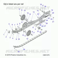 SUSPENSION, RAIL BEAM LH/RH