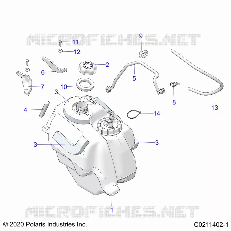 SYSTÃˆME D'ALIMENTATION, FUEL TANK ASM.