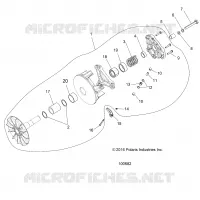 SYSTEME DE TRANSMISSION, PRIMARY CLUTCH