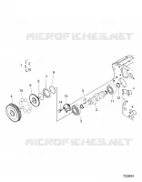 ENGINE, FUEL CAMSHAFT AND GOVERNOR SHAFT