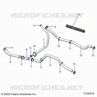 ENGINE, SYSTÃˆME DE REFROIDISSEMENT, HOSES
