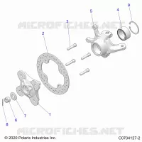 SUSPENSION AVANT CARRIER- Z22N4E99AJ/AN/BJ/BN (C0704127-2)