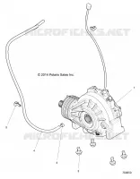 SYSTÈME DE TRANSMISSION, FRONT SUPPORT PONT