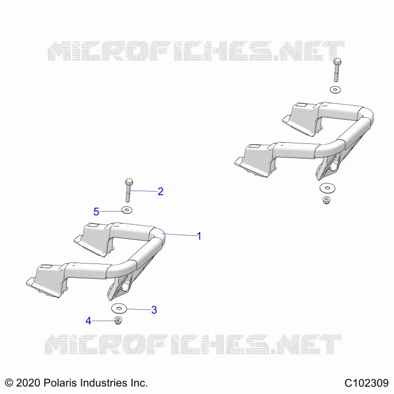 CARROSSERIE ARRIERE RACK, HANDGRIPS