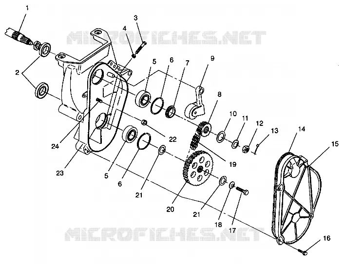 CARTER DE CHAINEE ASSEMBLY 440 0942760 AND 440 SKS 0942560 (4925072507016A)