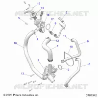 MOTEUR, WATERPUMP AND BYPASS