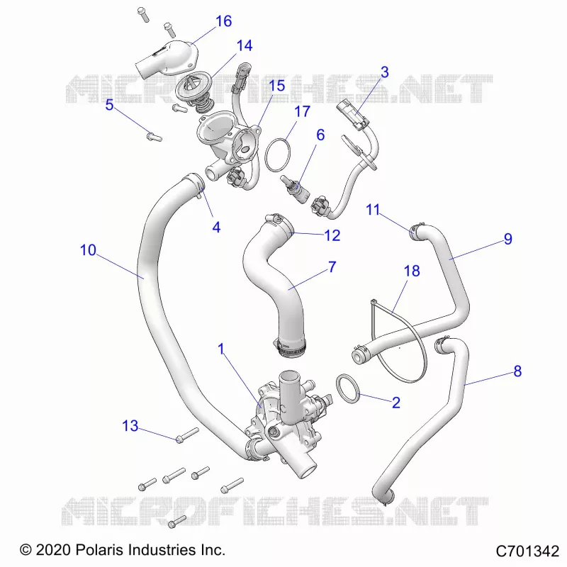 MOTEUR, WATERPUMP AND BYPASS