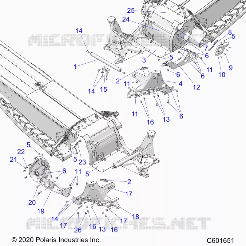 CHASSIS, BULKHEAD ASM.