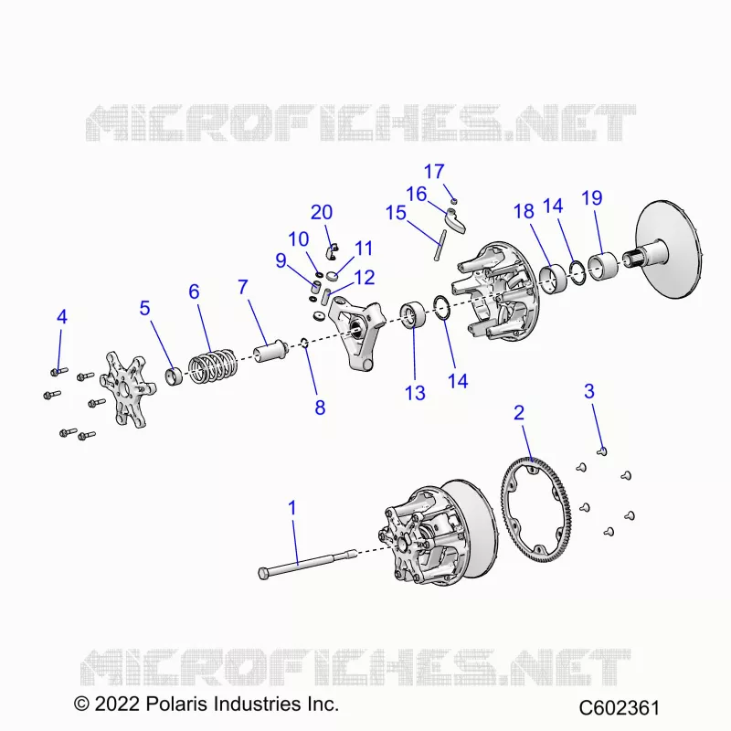 SYSTÃˆME DE TRANSMISSION, CLUTCH, PRIMARY