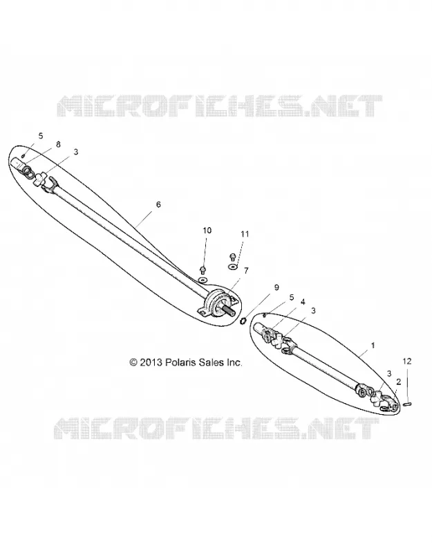 SYSTEME DE TRANSMISSION, PROP SHAFT