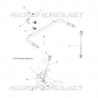SUSPENSION, BARRE STABILISATRICE ARRIERE