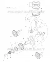 MOTEUR, VILEBREQUIN AND PISTON