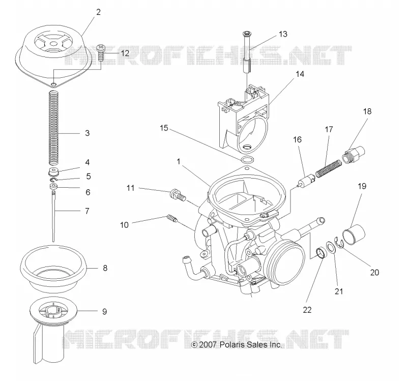 CARBURATEUR SUPERIEUR