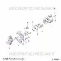 BRAKES, BRAKE ETRIER DE FREIN AVANT
