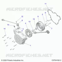 ENGINE, STATOR AND FLYROUE