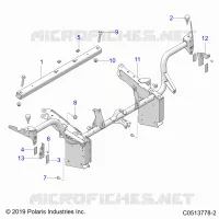 CHASSIS, FRONT CADRE ASM. (USA ONLY)
