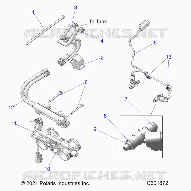 SYSTÃˆME D'ALIMENTATION, RAIL, LINES AND THROTTLE BODY