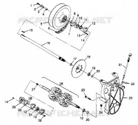 SYSTÈME DE TRANSMISSION  500 EFI 0973774 (4938423842B008)