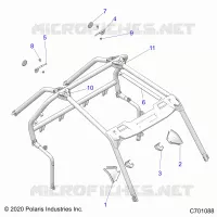 CHASSIS, CAB CADRE