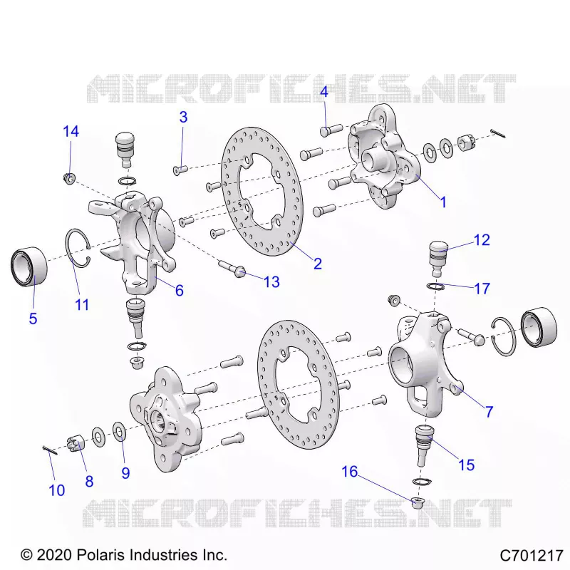 SUSPENSION AVANT HUB