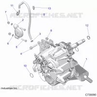 SYSTÃˆME DE TRANSMISSION, MAIN GEARCASE MOUNTING
