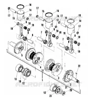 PISTON AND VILEBREQUIN (600 AND 600 LE) (4910941094036A)