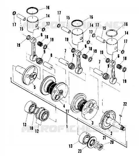 PISTON AND VILEBREQUIN (600 AND 600 LE) (4910941094036A)