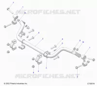 SUSPENSION, REAR, BARRE STABILISATRICE