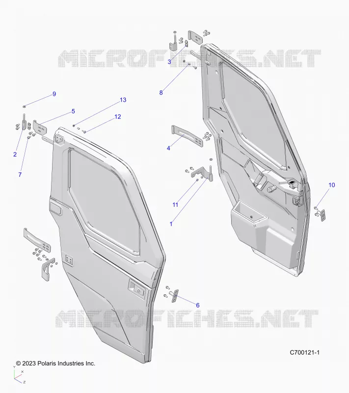 PORTES, FULL, MOUNTING