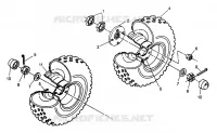 ROUE INTERMEDIAIRE 6X6 400L