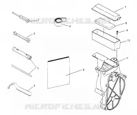 OUTILS 500 CARB 0962764, 500 CARB SKS 0962564, EUROPEAN 500 CARB SKS E962 (4931873187B009)