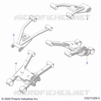 SUSPENSION ARRIERE CONTROL ARMS