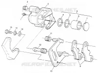 FRONT FREIN XPLORER 300 W969130 (4935903590B007)
