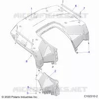 CARROSSERIE ARRIERE CAB