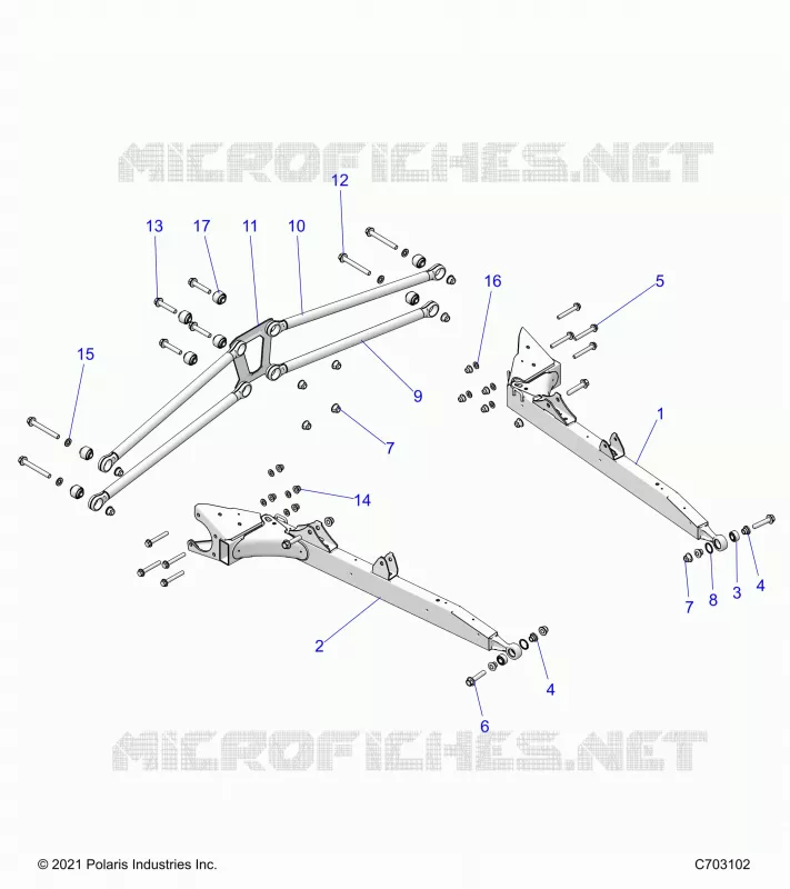 SUSPENSION ARRIERE CONTROL ARMS